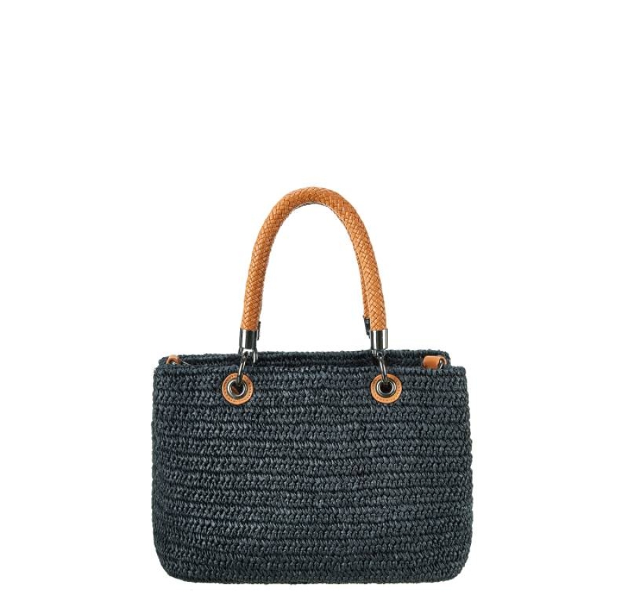 SEABREEZE TOTE RAFFIABAST BLACK